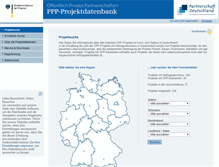 Tablet Screenshot of ppp-projektdatenbank.de